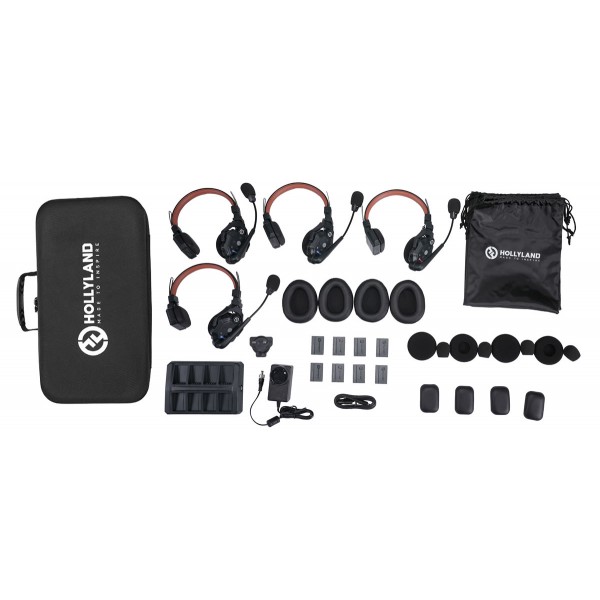Hollyland Solidcom C1 Pro-4S 4-Person Noise Cancelling Hollyland Solidcom C1 Pro-4S 4-Person Noise Cancelling